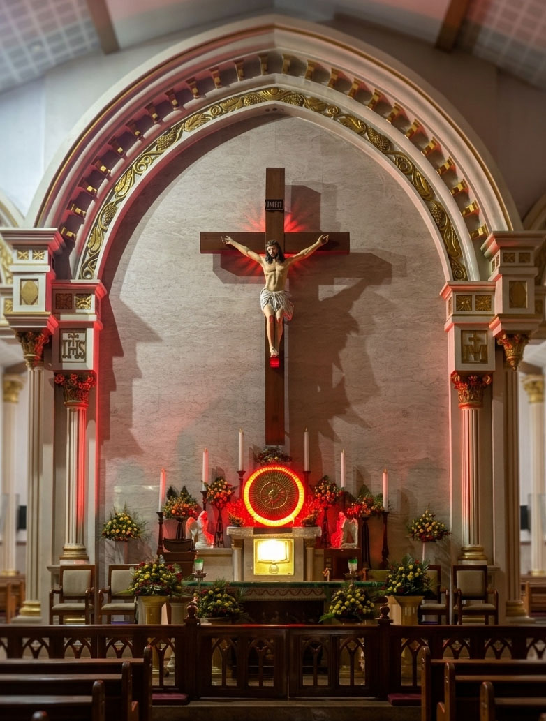 Altar of Sacred Heart Church, Hosur