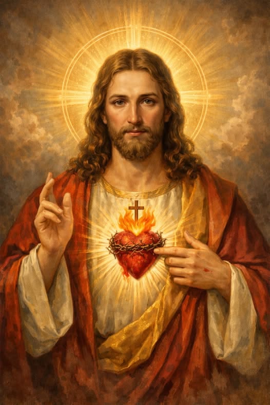 Painting of the Sacred Heart of Jesus